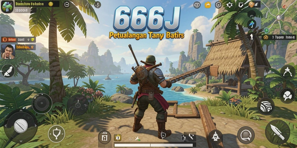 Screenshot gameplay <strong>666J</strong> menampilkan petualangan seru di dunia terbuka.