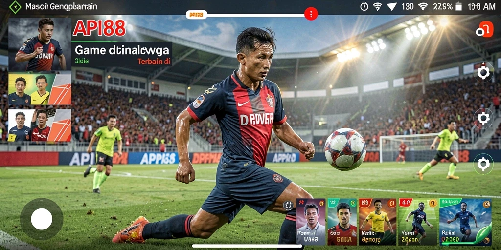 Tangkapan layar dari gameplay API88 yang menampilkan aksi olahraga yang seru.