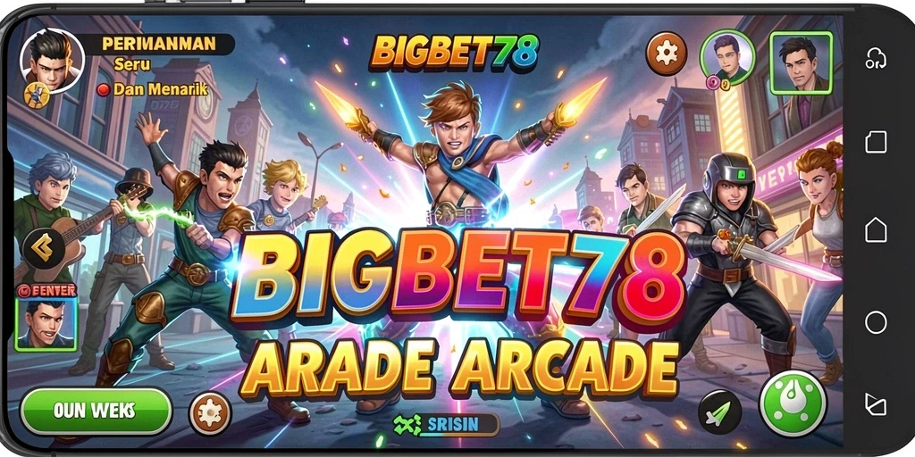 Screenshot permainan BIGBET78 menunjukkan aksi seru dan tantangan level tinggi.