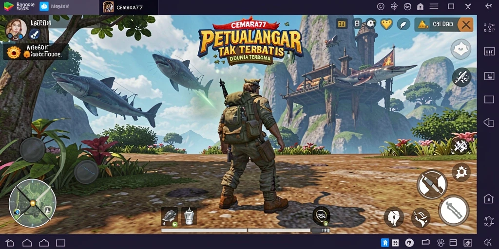 Gameplay mendebarkan di dunia terbuka CEMARA77.