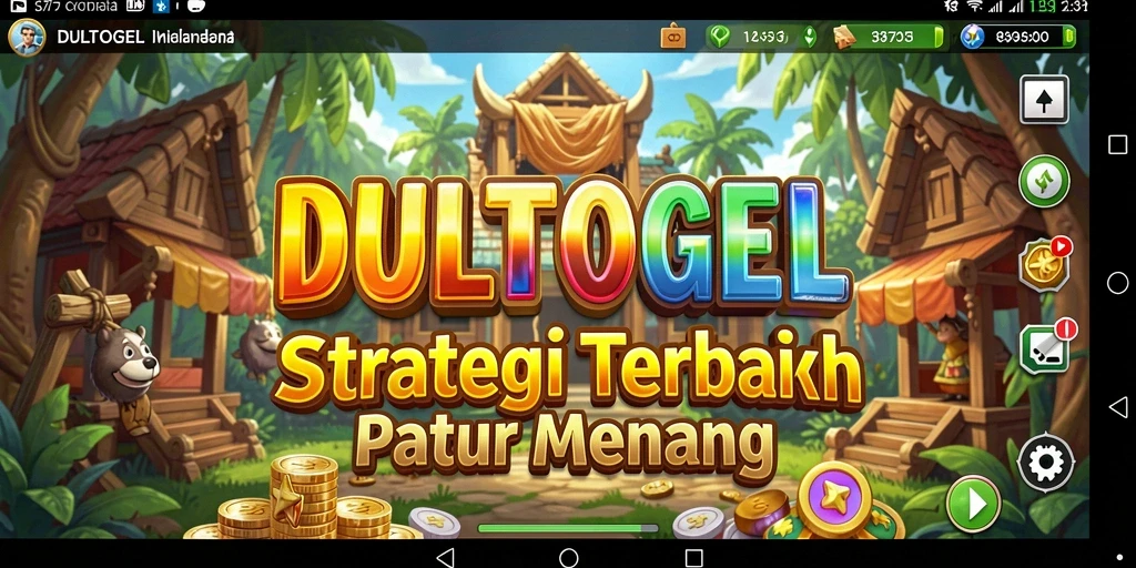 Tampilan menakjubkan dari gameplay DULTOGEL yang penuh strategi.