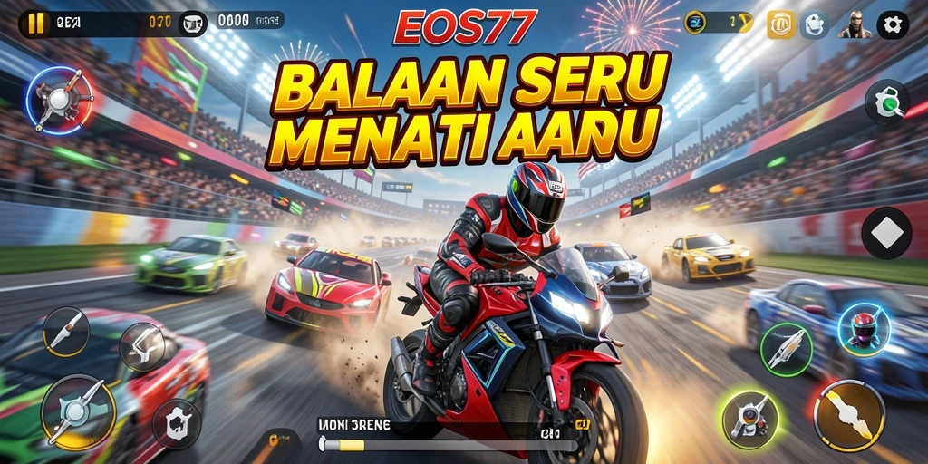 Gameplay Racing yang mendebarkan dengan grafis menawan.