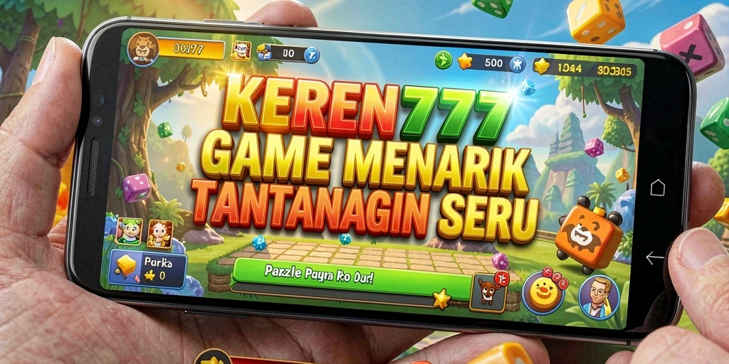 Gameplay puzzle KEREN777 dengan berbagai tantangan seru.