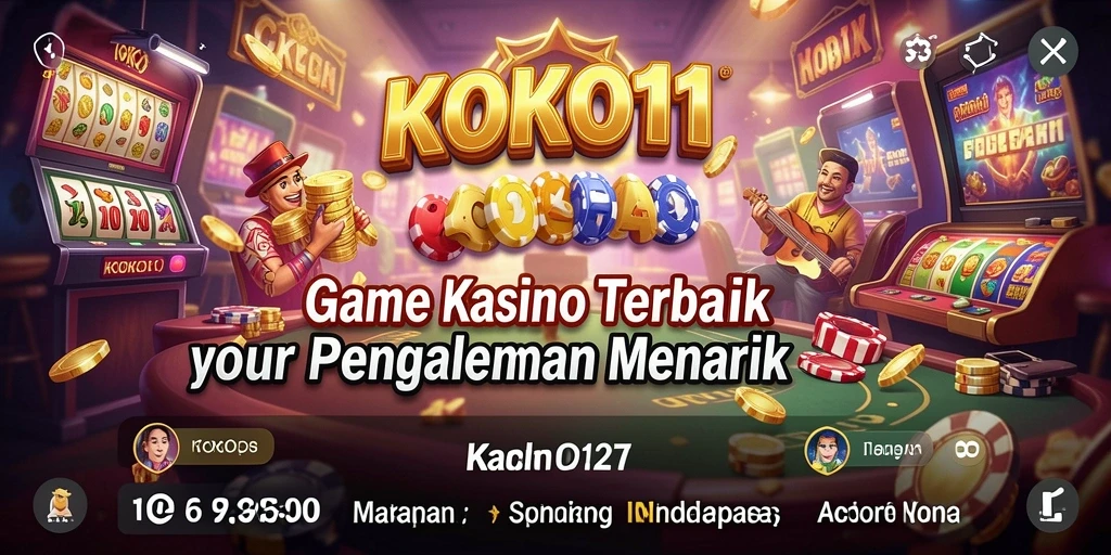Tampilan gameplay KOKO11 yang penuh warna dan menarik.