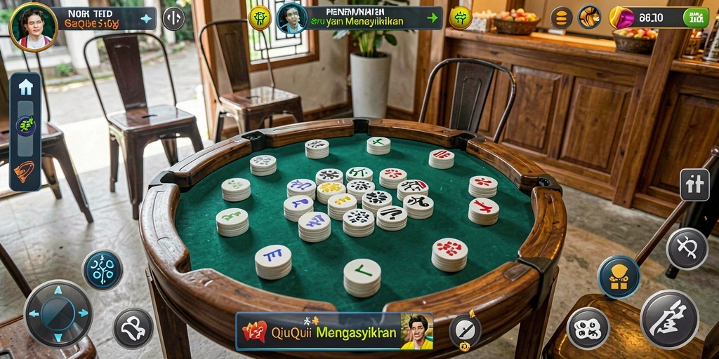 Screenshot gameplay QiuQiu yang seru dari N06.