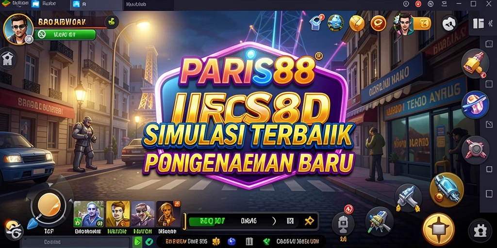 Screenshot PARIS88 menunjukkan gameplay Simulation yang menarik dan interaktif.