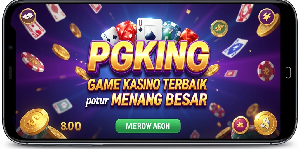Tampilan menarik dari PGKING yang menunjukkan gameplay Kasino yang seru.