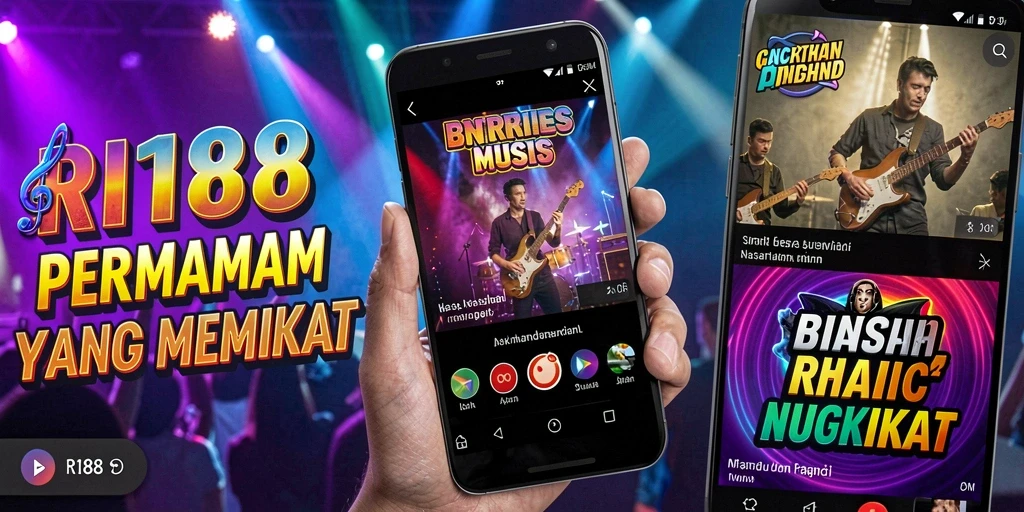 Screenshot utama <strong>RI188</strong> menampilkan gameplay seru dengan lagu-lagu terbaik.