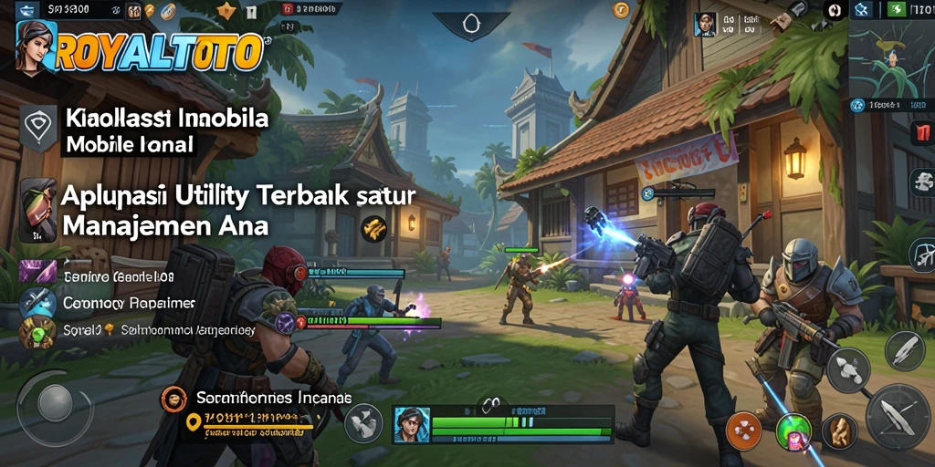 Tampilan utama aplikasi ROYALTOTO yang inovatif dan menarik.