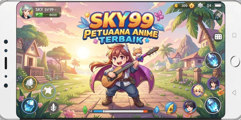 Tampilan gameplay menarik dalam dunia Anime yang penuh petualangan.