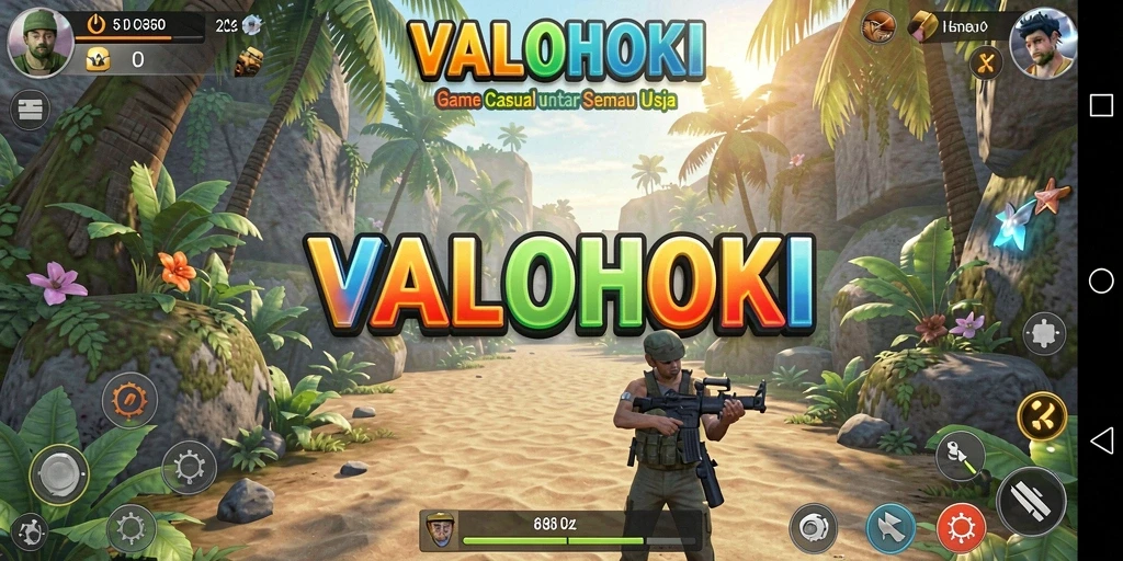 Tangkapan layar permainan VALOHOKI dengan gameplay yang menarik.