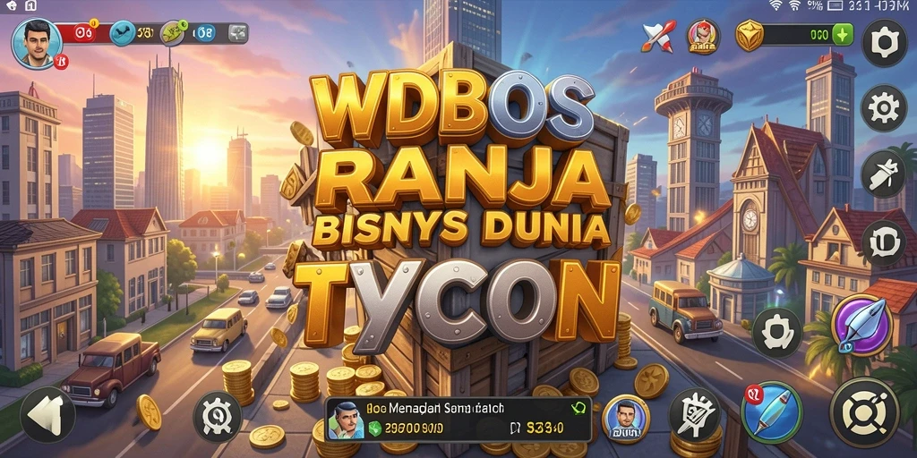 Screenshot utama WDBOS menampilkan gameplay Tycoon yang seru dan interaktif.