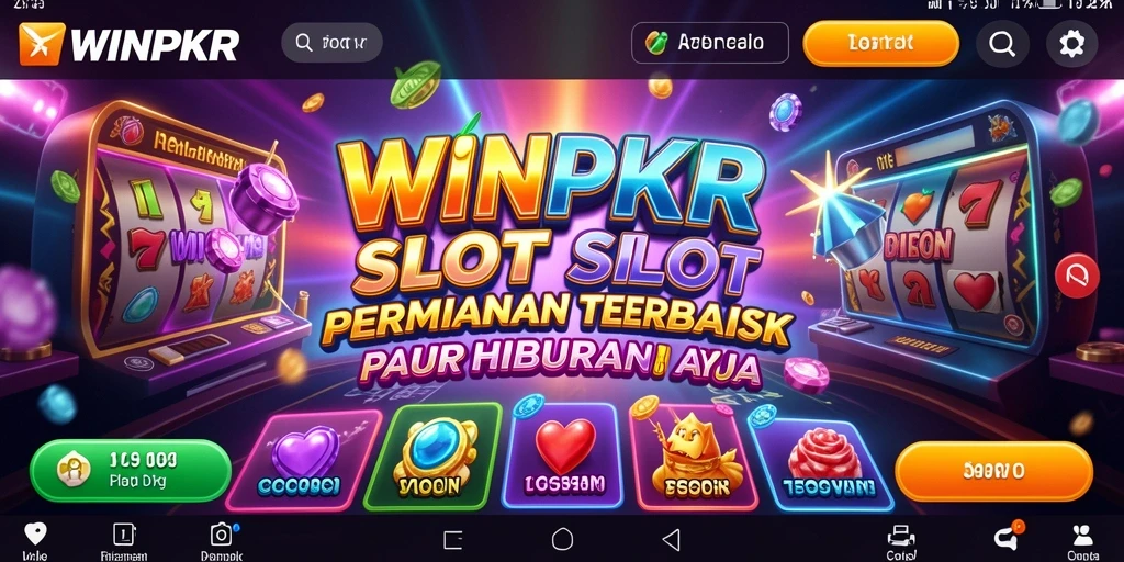 Tampilan gameplay yang menarik dan interaktif di WINPKR.