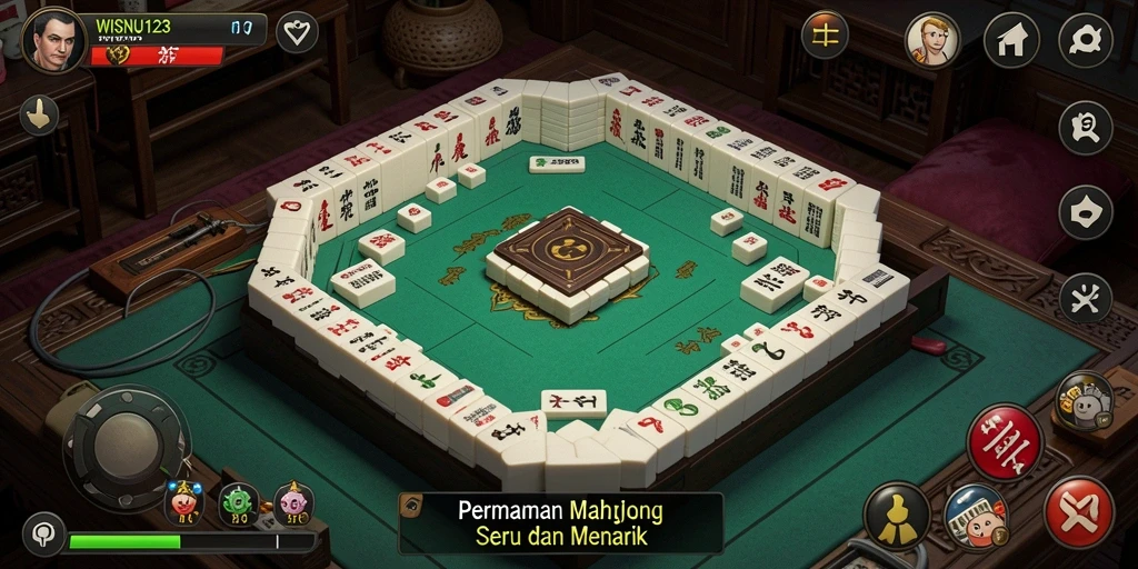Tampilan gameplay WISNU123 yang seru dan menantang.