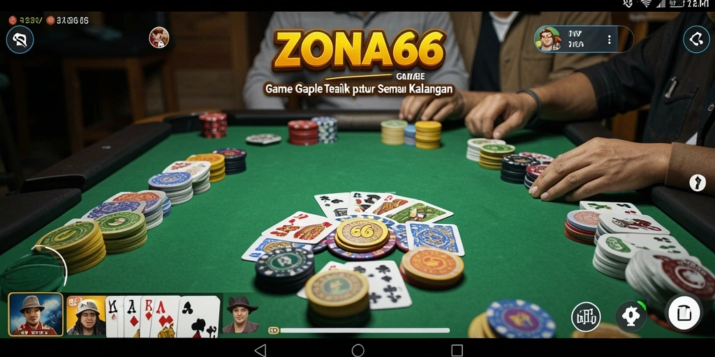 Screenshot ZONA66 menampilkan gameplay yang seru dan interaktif.